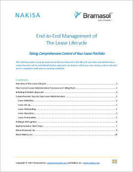 End-to-End management of The Lease Lifecycle