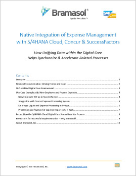 Native Integration of Expense Management