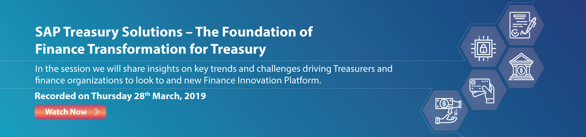 SAP Treasury Solutions – The Foundation of Finance Transformation for Treasury