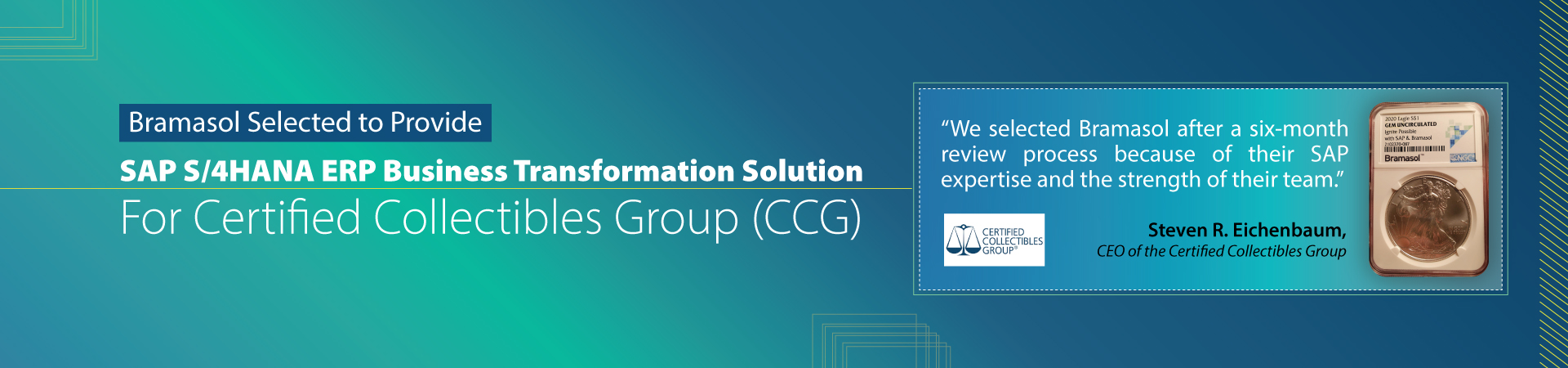 SAP S/4HANA ERP Business Transformation Solution For CCG