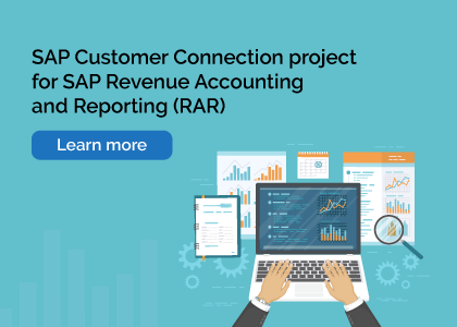 SAP Customer Connection project for SAP Revenue Accounting and Reporting (RAR)