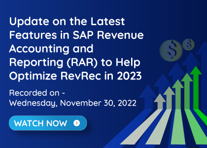 SAP Revenue Accounting and Reporting (RAR)